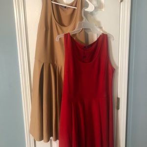 Two white mark dresses!